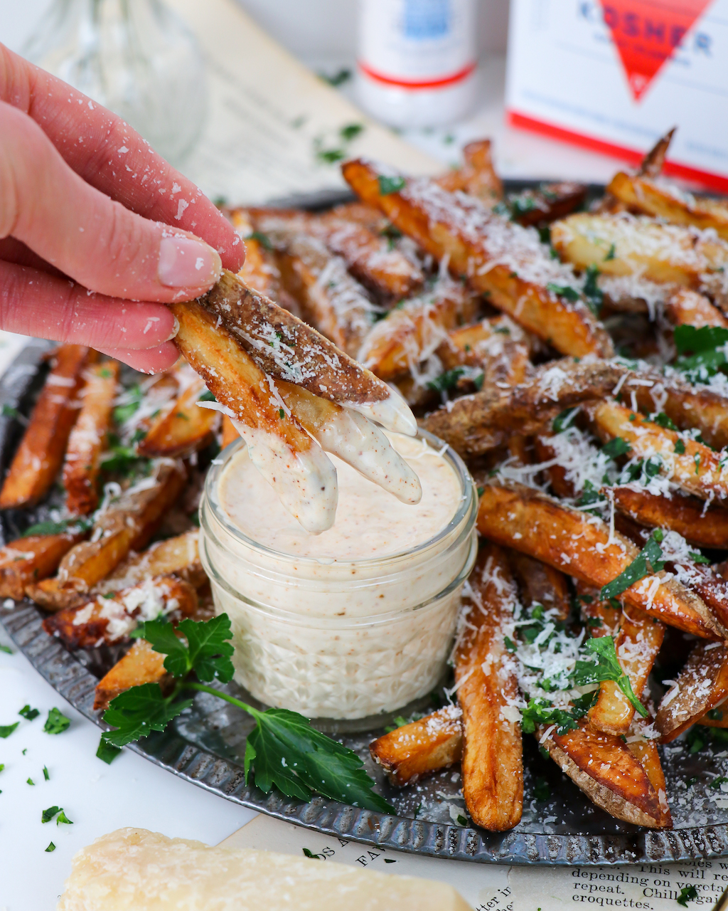 Crispy Homemade Truffle Parmesan Fries